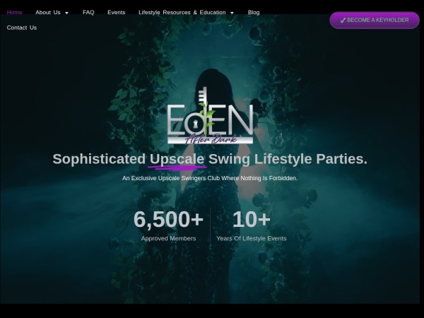 Eden After Dark - An Upscale Swingers Lifestyle Club