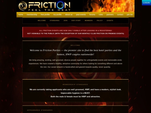 Friction Parties