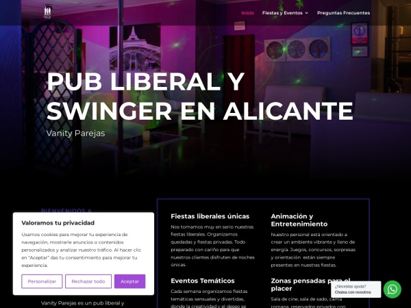 Vanity parejas club