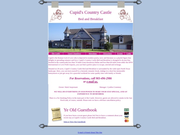 Cupid`s Country Castle Bed  Breakfast