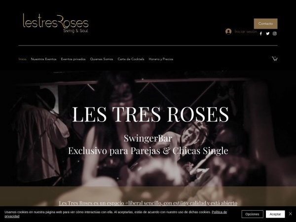 Les tres roses